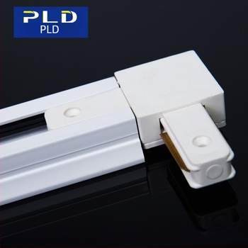 Sistem LED pe șină cu suport din cupru pentru pereți de fundal în magazinul de haine – set complet (3W/5W/7W/12W/40W)