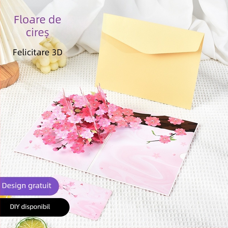 Plicuri colorate pentru nunți și zile de naștere, huse pentru carduri, plicuri pentru invitații, depozitare pentru carduri, suporturi 3D pentru carduri, stil fresh