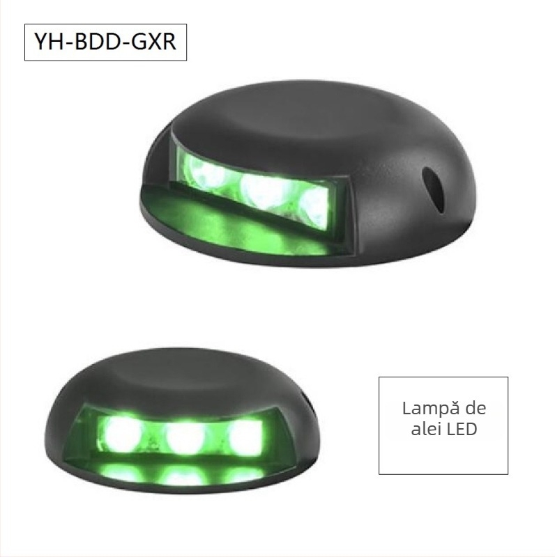 Lumină LED pentru trasee din grădină și trepte – corp din aluminiu, IP66, 24V DC, LED de înaltă putere