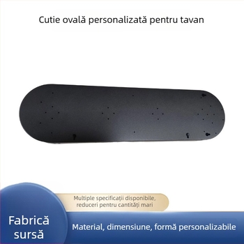 Cutie ovală de plafon pentru iluminat, panou metalic de iluminare, carcasă și formă personalizabile
