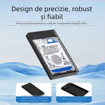 Carcasă externă SATA pentru hard disk de 2,5 inch USB 3.1