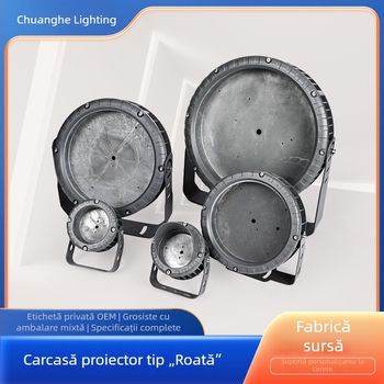 Carcasă LED pentru proiectoare din aluminiu turnat cu suport pentru exterior parcuri și alei