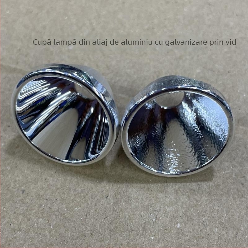 Carcasă de lampă din aliaj de aluminiu 24x16.6x7 mm, finisaj portocaliu cu aspect de coajă, suprafață netedă, acoperire vid, accesoriu DIY pentru lanternă LED