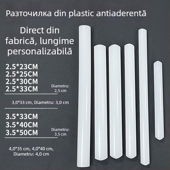 Rolă mare antiaderentă pentru aluat și fondant – utilizare casnică, DIY decorare torturi