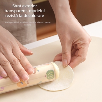 Sucitor de aluat 2 în 1 pentru uz casnic, de calitate alimentară, pentru întinderea foilor de găluște, prepararea clătitelor și a tăiețeilor