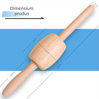 Rolă din lemn pentru decorarea marginilor foilor de siu mai
