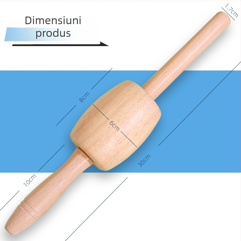 Rolă din lemn pentru decorarea marginilor foilor de siu mai