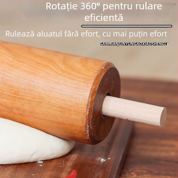 Sucitor din lemn cu ax rotativ, clasă comercială, de calitate alimentară pentru clătite cu susan