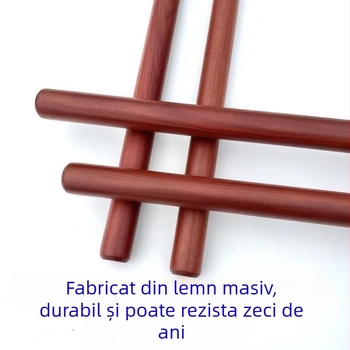 Sucitor de aluat din lemn roșu de santal, instrument de copt din lemn masiv pentru uz casnic