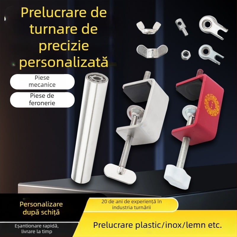 Piese mecanice personalizate din oțel inoxidabil, cupru, fier și aluminiu