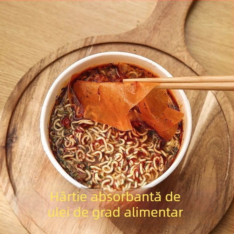 Hârtie absorbantă pentru ulei pentru tăiței și Malatang, calitate alimentară, degresare în bucătărie