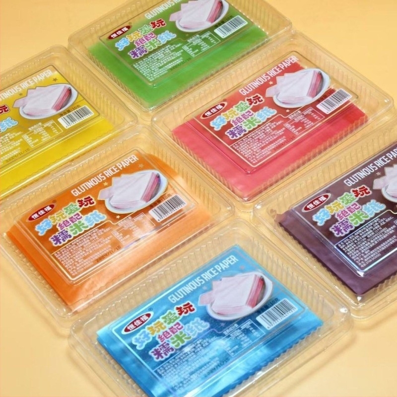 Hengjia Foi de orez lipicioase colorate – gustări dulci