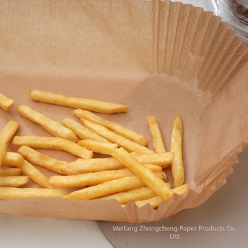 Hârtie de pergament dreptunghiulară pentru friteuza cu aer, antiaderentă, de calitate alimentară, cu strat de silicon