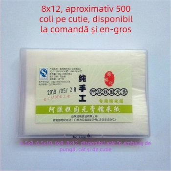 Round Fuji Hârtie de orez lipicioasă comestibilă pentru coacere, 6.5 x 10 cm, pachet
