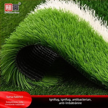 Iarbă artificială monofilament extrudat pentru grădinițe, parcuri de distracții, nunți și terenuri de fotbal