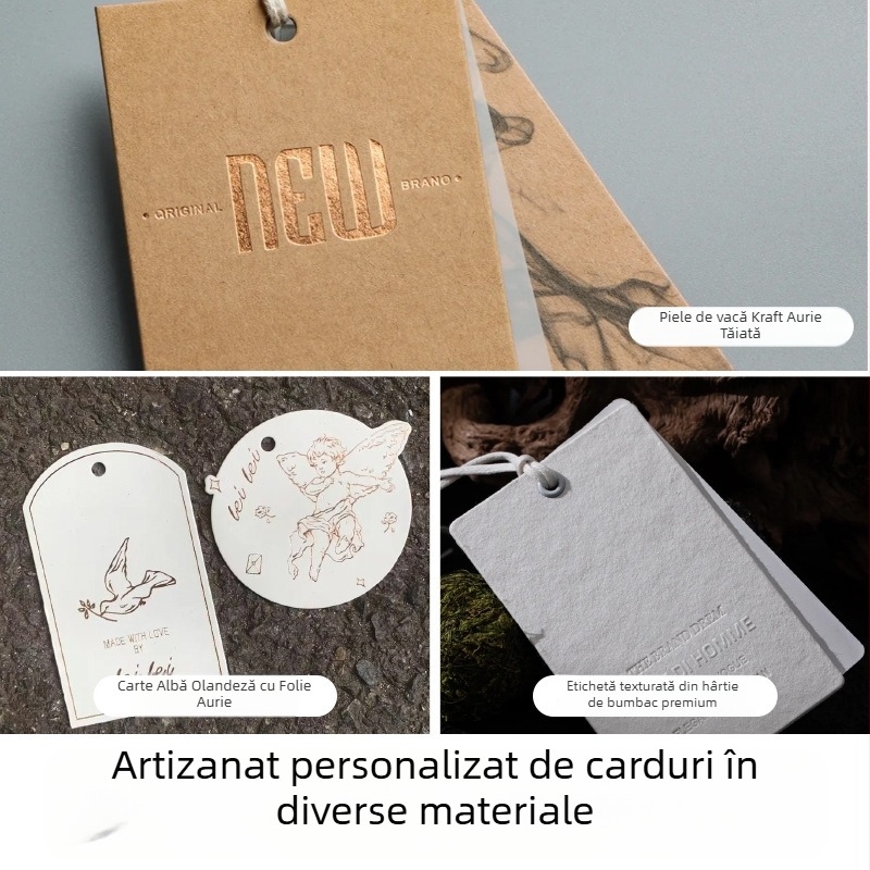 Carduri personalizate: felicitări pliabile de lux pentru ziua de naștere și urări de absolvire, imprimare premium