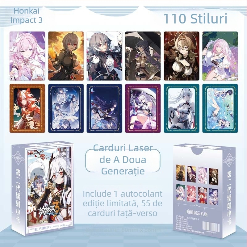 Mini-cărți poștale drăguțe, decupate cu laser, în stil japonez, set de cărți poștale publicitare cu imprimare proprie într-o cutie, carduri Lomography