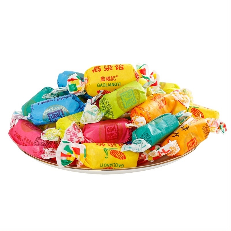 Shengfuji Kaoliang Jelly 200 g, amestec arome de fructe, jeleu de fructe cu textură fibrosă
