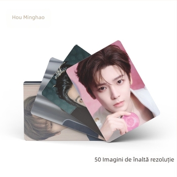 Hou Minghao – set de 50 carduri poștale în cutie, dimensiuni 57×86 mm, imprimare laser, stil Lomo