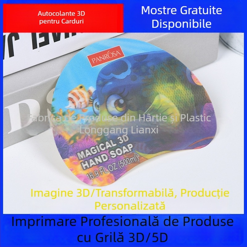 Carte poștală cu stea și autocolant 3D transformabil - animație, card stereoscopic, personalizabil