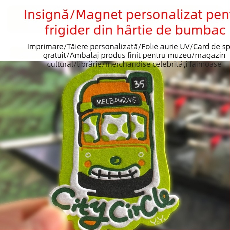 Suveniruri personalizate cu relief pentru evenimente culturale și creative: foi de difuzie a aromei, hârtie de țesut, imprimare în relief, insignă ambalată individual, magneți de frigider.