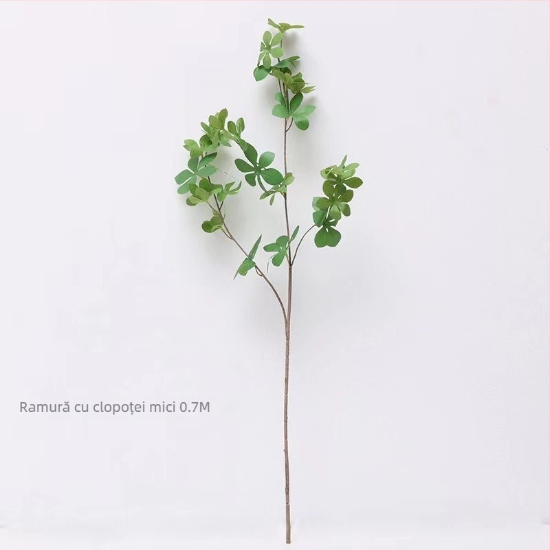 Plantă artificială de înaltă calitate, în stil japonez clopot, cu multe frunze, pentru decor interior, verde Nordic