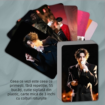 55 carduri foto în stil LOMO Polaroid, într-un set în cutie, pentru colecția de concert solo