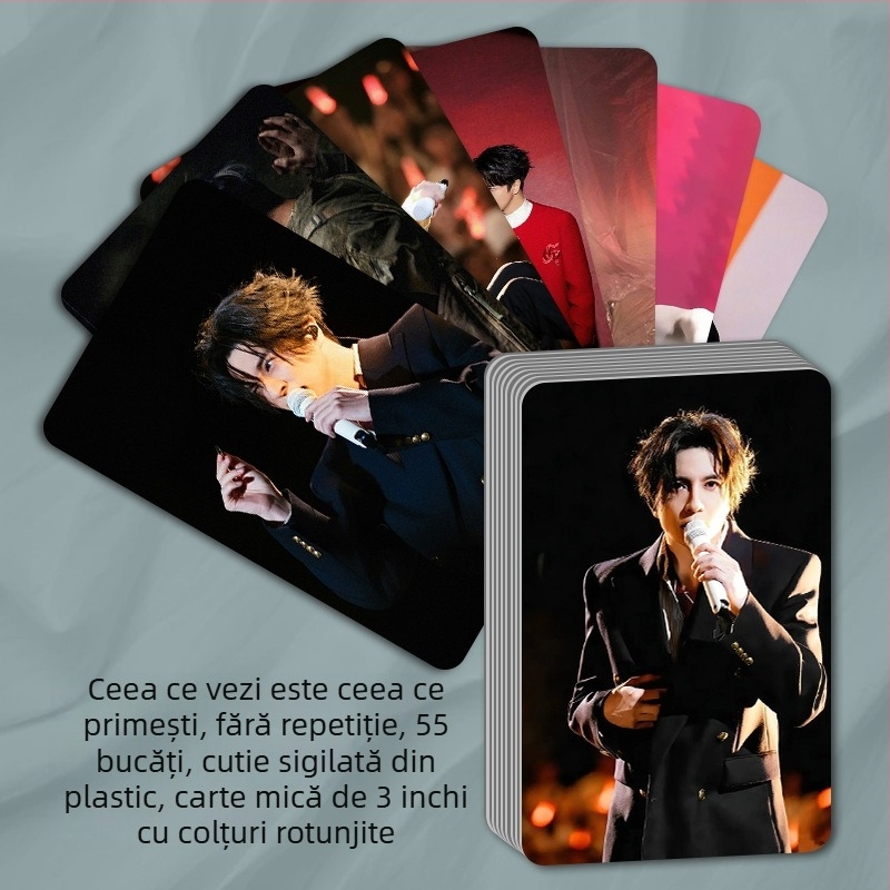 55 carduri foto în stil LOMO Polaroid, într-un set în cutie, pentru colecția de concert solo