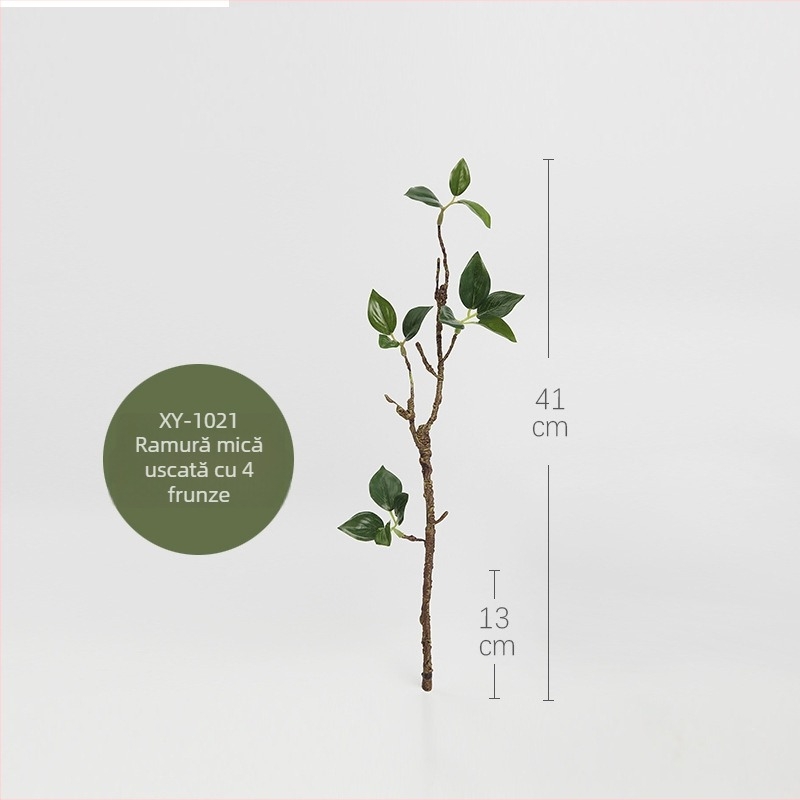 Copac artificial cu crengi de camelia, pentru decor de birou și aranjamente florale interioare