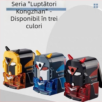 Yunfeng 9129 Ascuțitoare de creioane mari cu personaj Transformer, manuală, mecanism rotativ