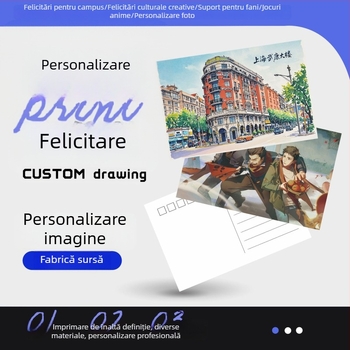 Postcarduri personalizate pentru absolvirea pe campus — amintiri tinere cu peisaje, carduri culturale Creative