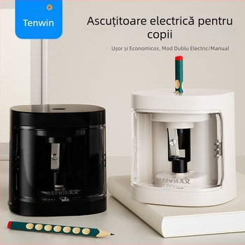 Ascuțitor electric de creioane astronomic, compact, automat pentru copii acasă, model S8320