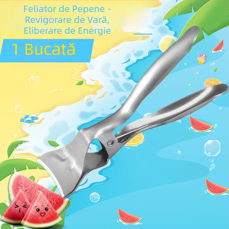 Instrument din oțel inoxidabil pentru deschiderea și tăierea pepenului