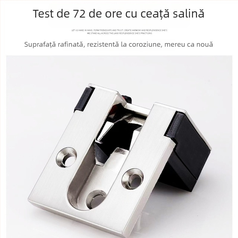 Încuietoare de ușă cu lanț ascuns anti-furt, pentru hoteluri și locuințe, design modern minimalist, aliaj de zinc, placare electrolitică