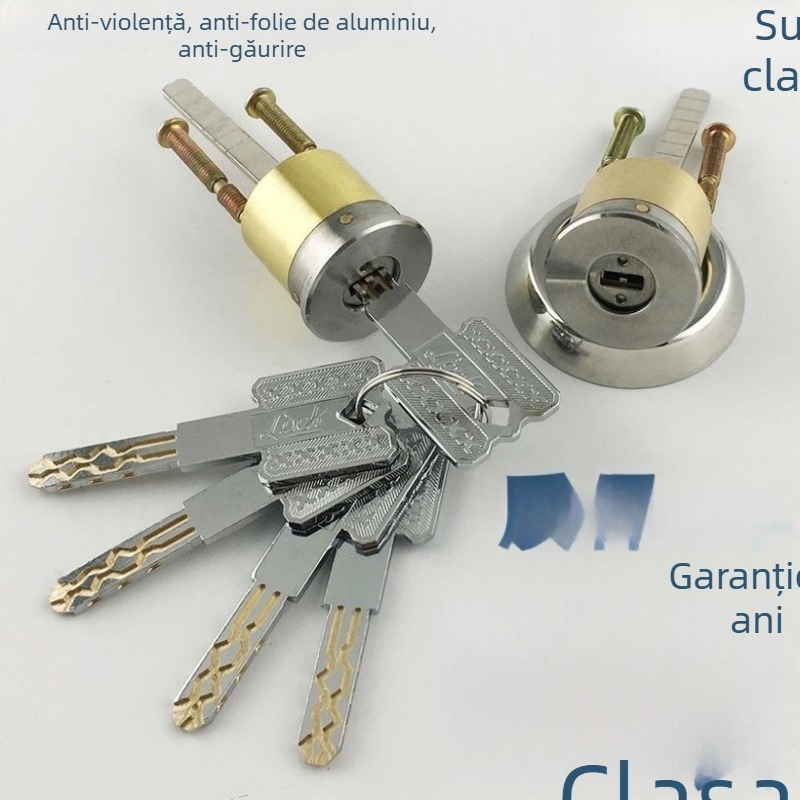 Cilindru de încuietoare exterior, clasa C – cilindru universal antifurt pentru uși din lemn și metal
