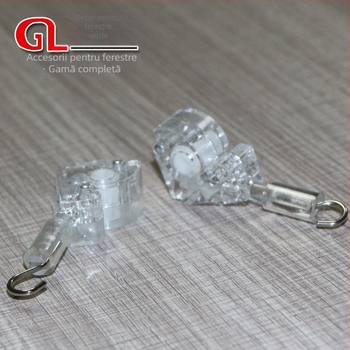Accesorii pentru jaluzele: mecanism de șnur, bază, element de blocare a șnurului, frânghie pentru scară, accesorii din plastic