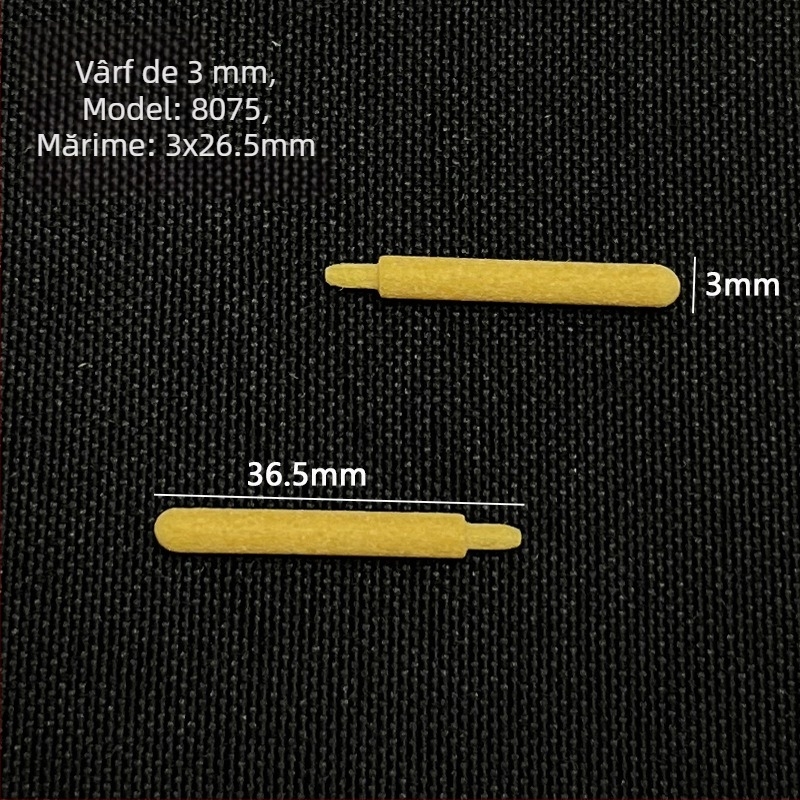 Vârfuri de înlocuire pentru markere, vârfuri de 3 mm pe bază de ulei, lungime 27 mm, 100 buc./pachet