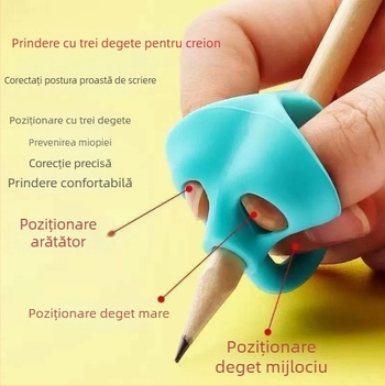 Corector de priză pentru pix din silicon pentru copii: începători și elevi din învățământul primar