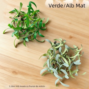 Arbore artificial de măslin cu frunze, înălțime 100–200 cm; potrivit pentru nunți și decor interior.