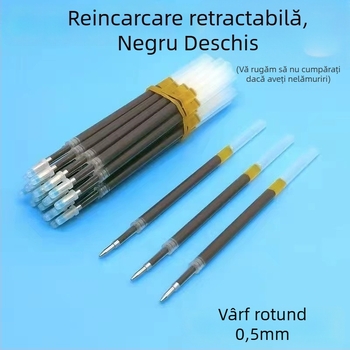 Reîncărcare 0,5 mm, albastru cristal, vârf cu bilă, pentru pixuri cu ștergere termică