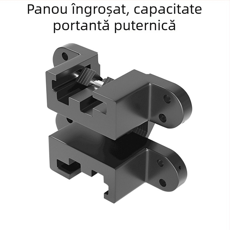 Balama încrucișate ascunse pentru uși pliabile din lemn, oțel inoxidabil, finisaj periat, încărcare mare, stil modern minimalist