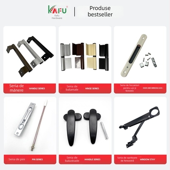 Mâner LS02 din aliaj de aluminiu pentru uși și ferestre, pentru uși glisante, montare pe suprafață, în mai multe culori
