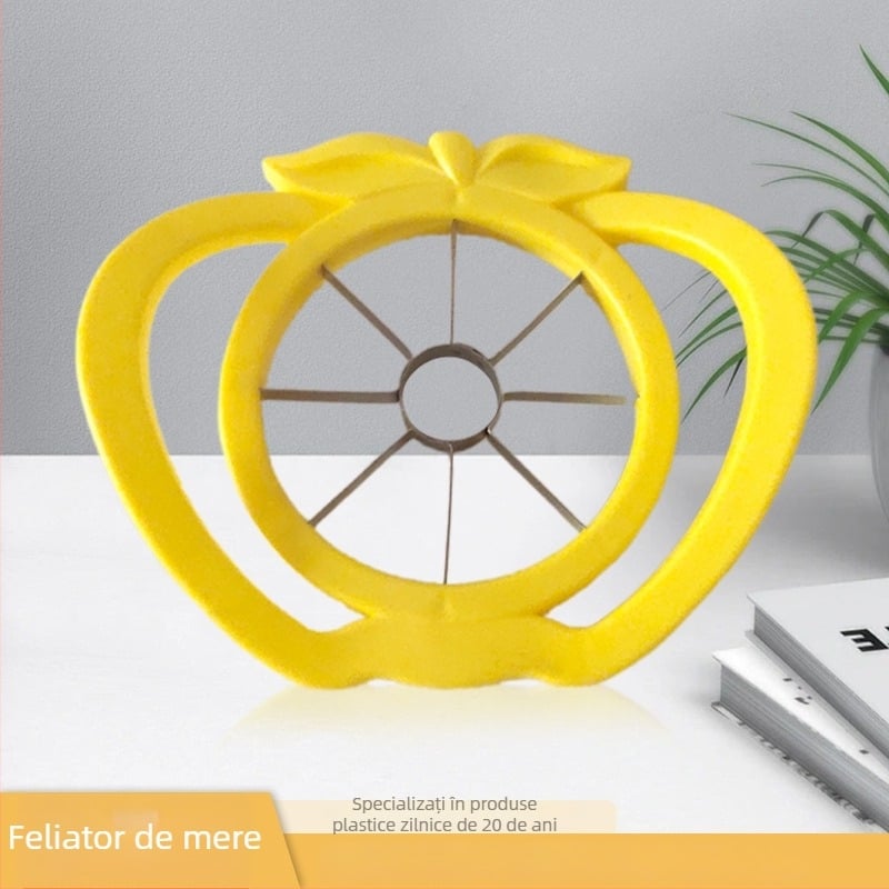 Tăietor de mere din oțel inoxidabil, dispozitiv minimalist pentru fructe, separator de fructe