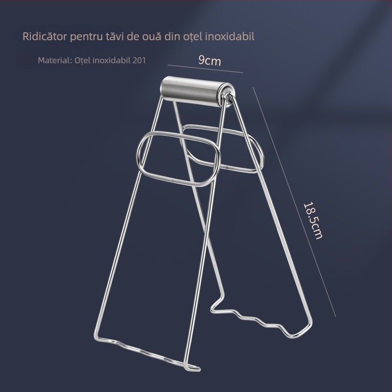 Deschizător de ouă din oțel inoxidabil 304, instrument pentru spargerea cojilor și gătirea ouălor la abur
