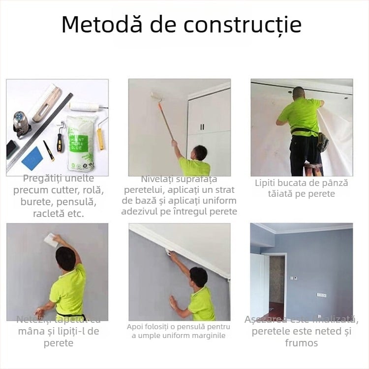 Tapet de perete din fabrică, pentru proiecte la volum, impermeabil și rezistent la pete, stil modern minimalist