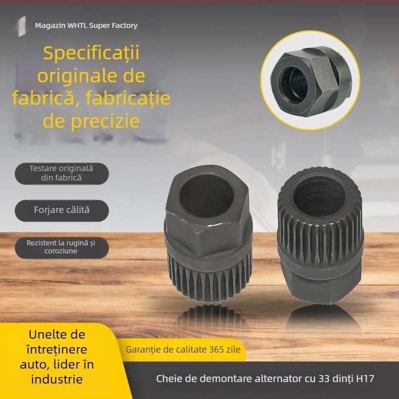 Unealtă specială de demontare pentru roata cu dinți a generatorului auto, 33 de dinți