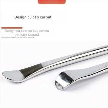 Bară din oțel pentru demontarea anvelopelor, cu cap plat – unealtă pentru reparații auto și instrument de prelucrare a lemnului cu matriță din aluminiu