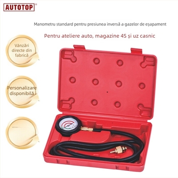 Manometru de presiune a evacuării pentru detectarea și remedierea blocajelor catalizatorului – unealtă pentru service auto