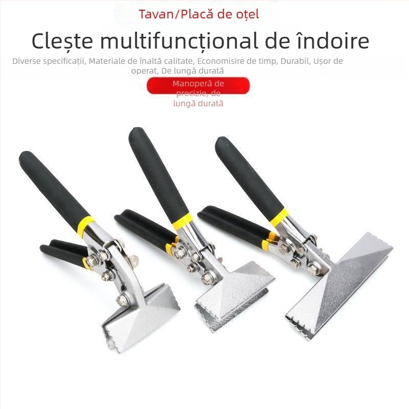 Clește multifuncțional pentru electricieni – îndoire, presare și sigilare a marginii
