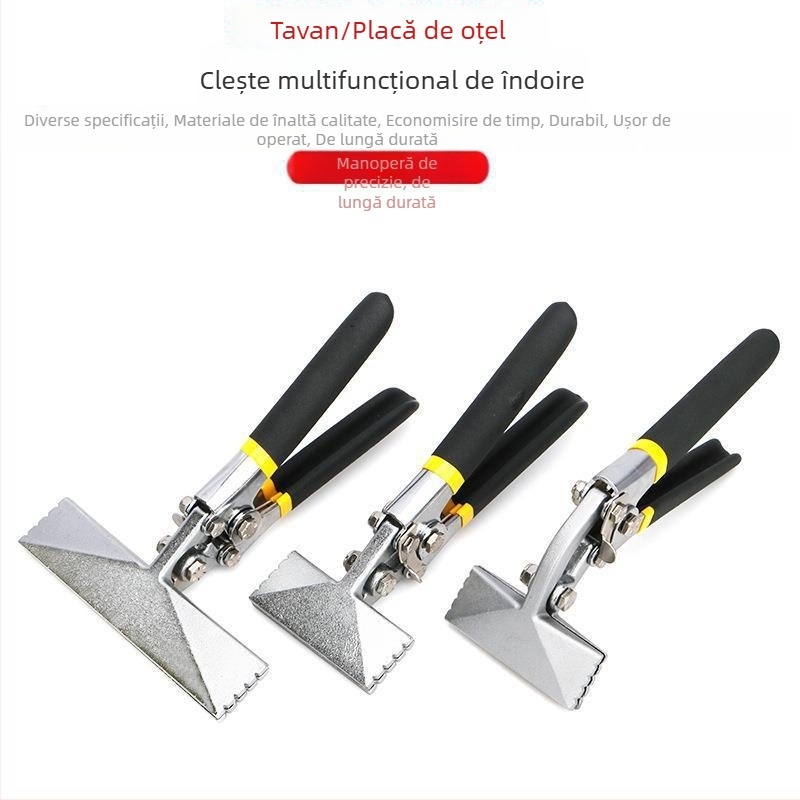 Clește multifuncțional pentru electricieni – îndoire, presare și sigilare a marginii